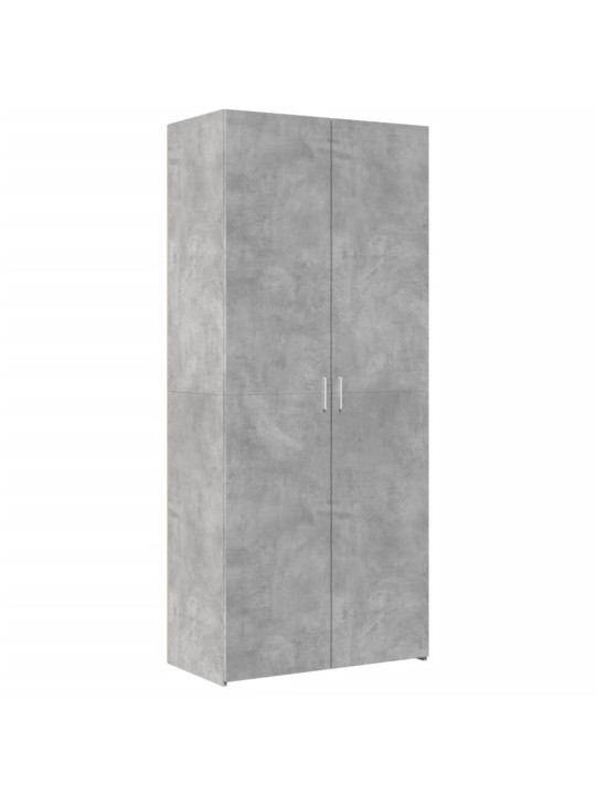 Skříň highboard betonově šedá 80x42,5x185 cm kompozitní dřevo