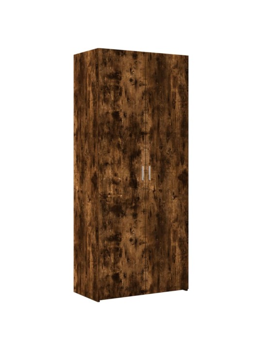 Skříň highboard kouřový dub 80 x 42,5 x 185 cm kompozitní dřevo