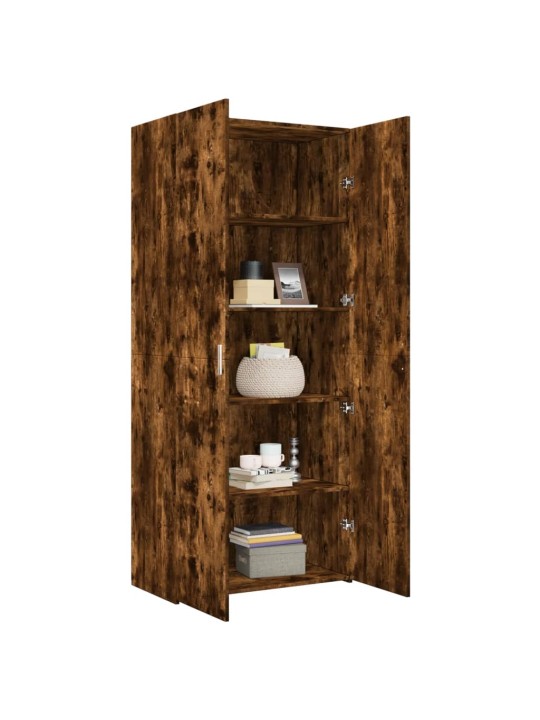 Skříň highboard kouřový dub 80 x 42,5 x 185 cm kompozitní dřevo