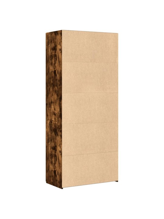 Skříň highboard kouřový dub 80 x 42,5 x 185 cm kompozitní dřevo