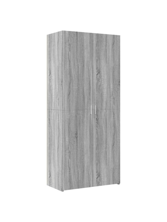 Skříň highboard šedá sonoma 80 x 42,5 x 185 cm kompozitní dřevo