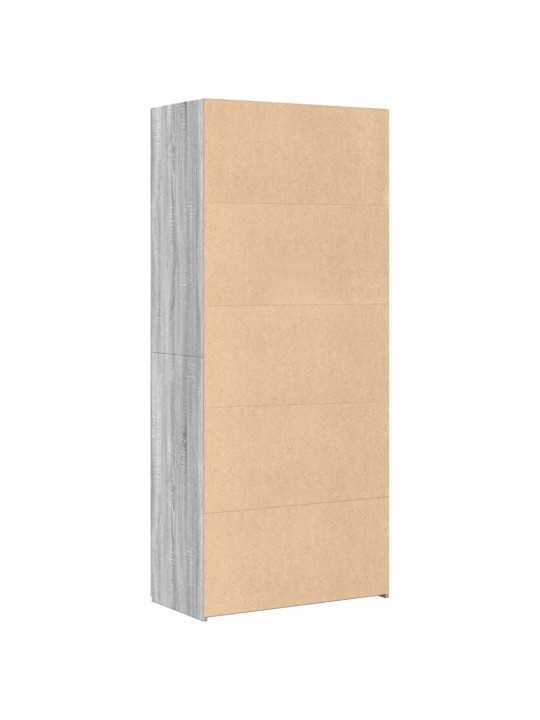 Skříň highboard šedá sonoma 80 x 42,5 x 185 cm kompozitní dřevo