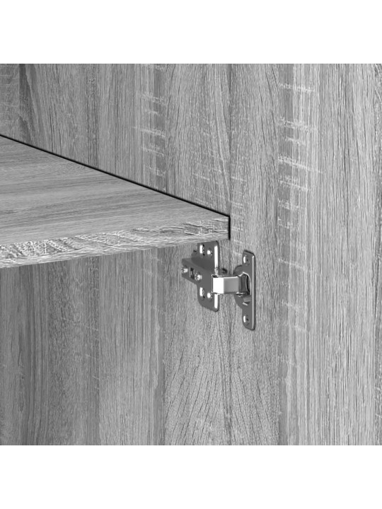 Skříň highboard šedá sonoma 80 x 42,5 x 185 cm kompozitní dřevo