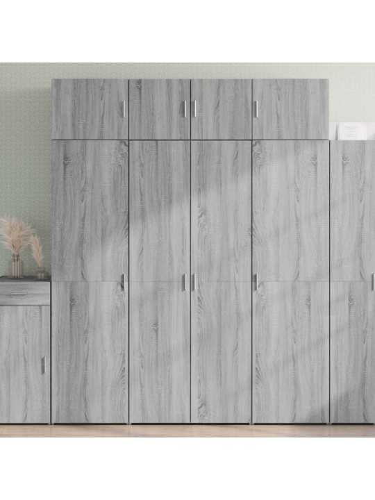 Skříň highboard šedá sonoma 80 x 42,5 x 185 cm kompozitní dřevo