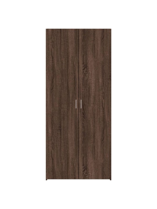 Skříň highboard hnědý dub 80 x 42,5 x 185 cm kompozitní dřevo