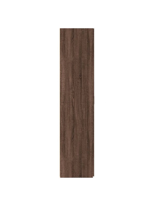 Skříň highboard hnědý dub 80 x 42,5 x 185 cm kompozitní dřevo