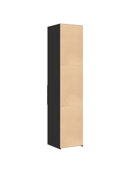 Skříň highboard černá 40 x 42,5 x 185 cm kompozitní dřevo