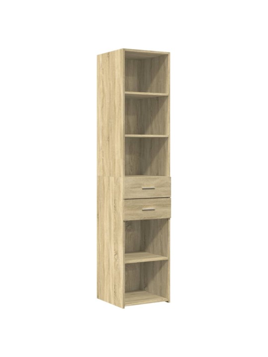 Skříň highboard dub sonoma 40 x 42,5 x 185 cm kompozitní dřevo