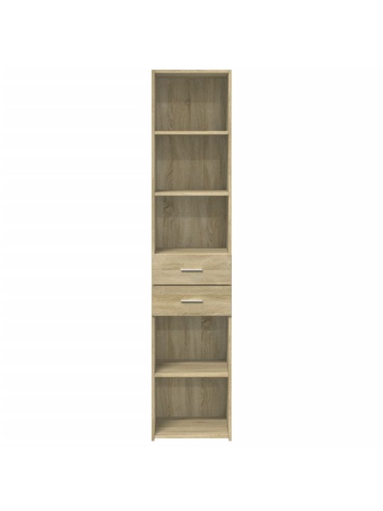 Skříň highboard dub sonoma 40 x 42,5 x 185 cm kompozitní dřevo