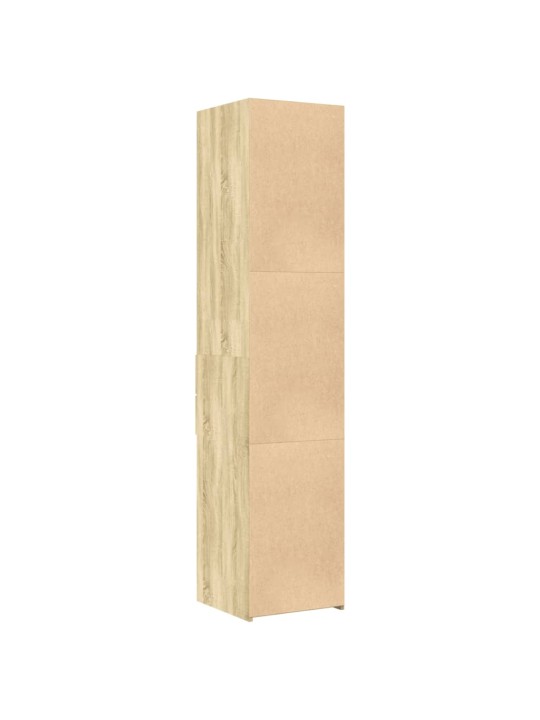 Skříň highboard dub sonoma 40 x 42,5 x 185 cm kompozitní dřevo