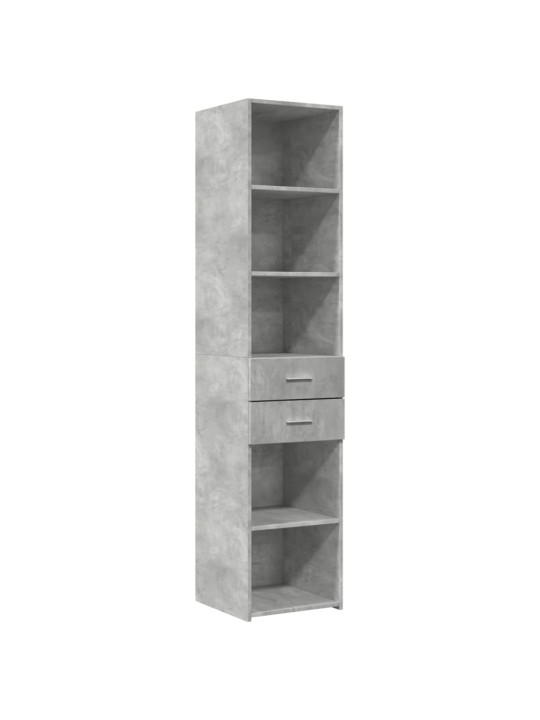 Skříň highboard betonově šedá 40x42,5x185 cm kompozitní dřevo