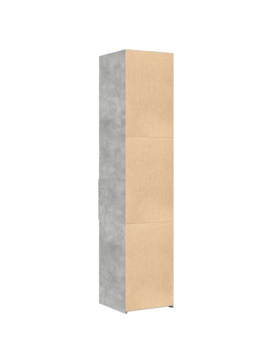 Skříň highboard betonově šedá 40x42,5x185 cm kompozitní dřevo