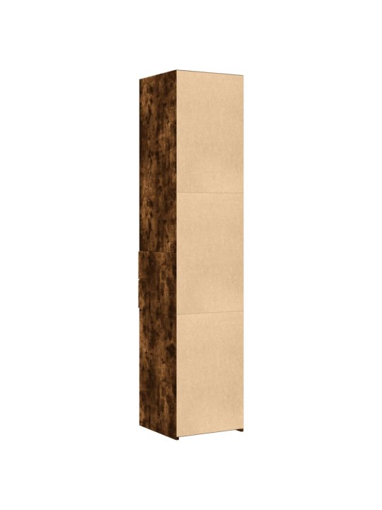 Skříň highboard kouřový dub 40 x 42,5 x 185 cm kompozitní dřevo