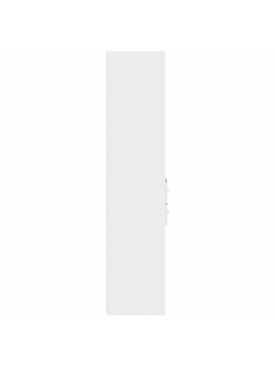 Skříň highboard bílá 45 x 42,5 x 185 cm kompozitní dřevo