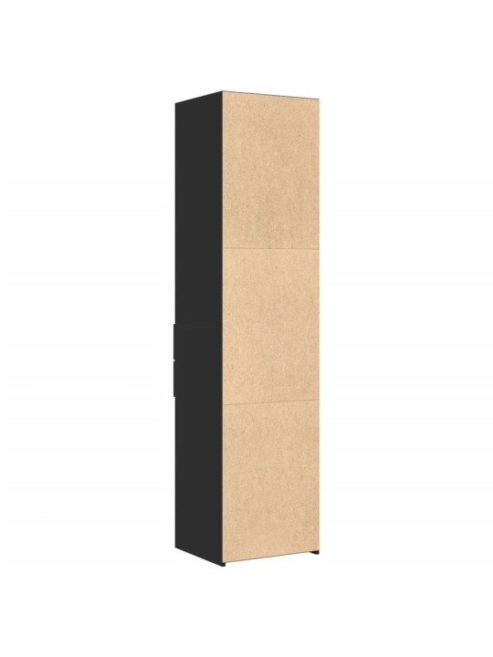 Skříň highboard černá 45 x 42,5 x 185 cm kompozitní dřevo
