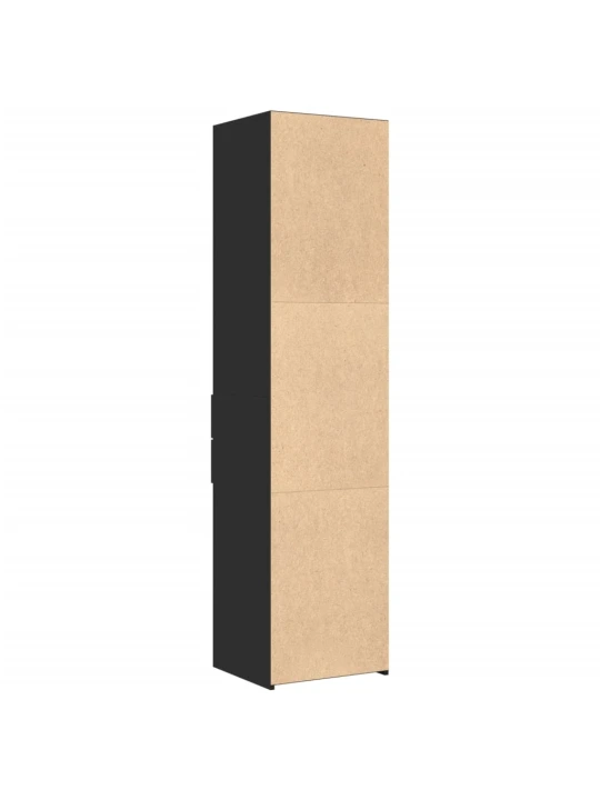 Skříň highboard černá 45 x 42,5 x 185 cm kompozitní dřevo