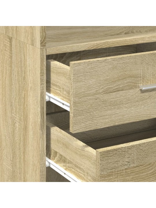 Skříň highboard dub sonoma 45 x 42,5 x 185 cm kompozitní dřevo