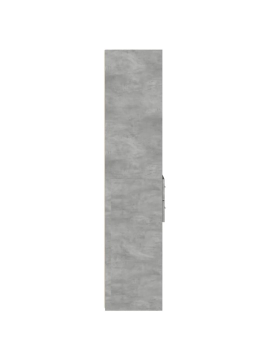 Skříň highboard betonově šedá 45x42,5x185 cm kompozitní dřevo