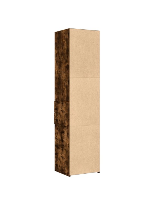 Skříň highboard kouřový dub 45 x 42,5 x 185 cm kompozitní dřevo