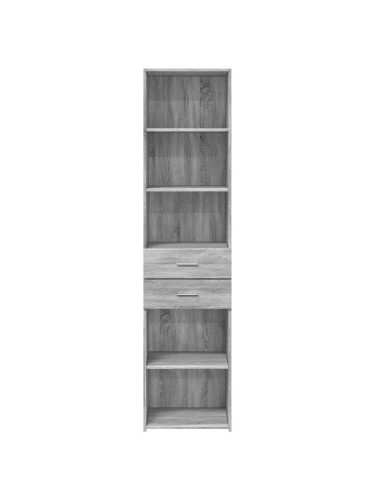 Skříň highboard šedá sonoma 45 x 42,5 x 185 cm kompozitní dřevo