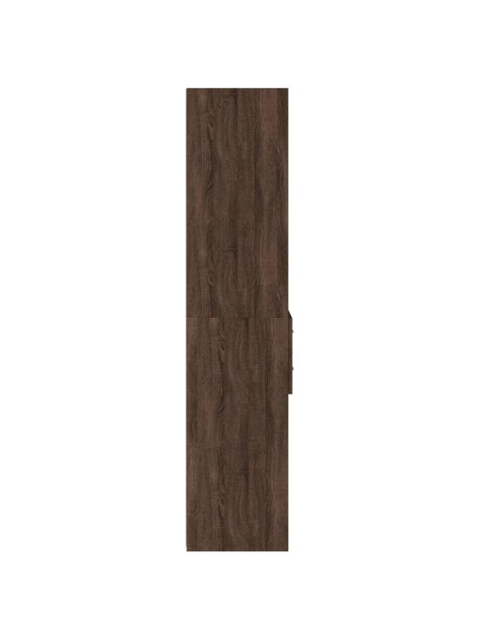 Skříň highboard hnědý dub 45 x 42,5 x 185 cm kompozitní dřevo