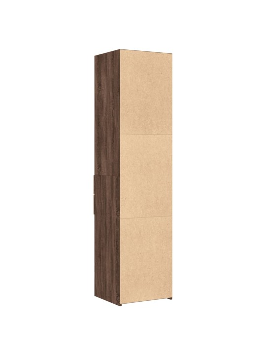 Skříň highboard hnědý dub 45 x 42,5 x 185 cm kompozitní dřevo