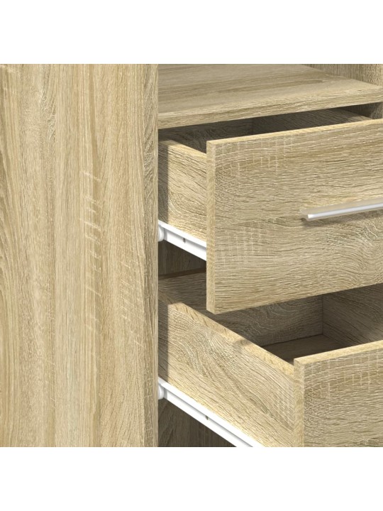 Skříň highboard dub sonoma 50 x 42,5 x 185 cm kompozitní dřevo