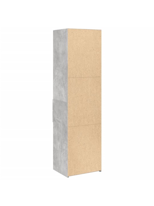 Skříň highboard betonově šedá 50x42,5x185 cm kompozitní dřevo