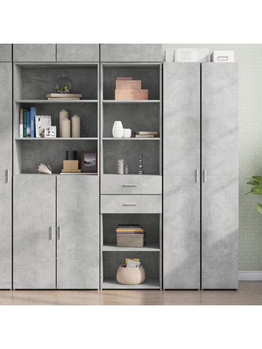 Skříň highboard betonově šedá 50x42,5x185 cm kompozitní dřevo