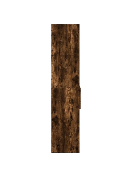 Skříň highboard kouřový dub 50 x 42,5 x 185 cm kompozitní dřevo