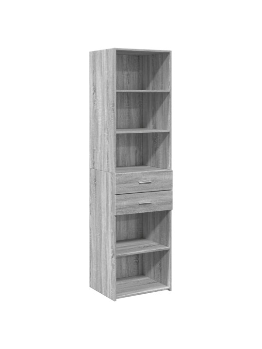 Skříň highboard šedá sonoma 50 x 42,5 x 185 cm kompozitní dřevo