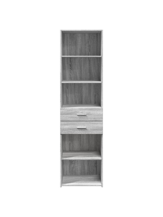 Skříň highboard šedá sonoma 50 x 42,5 x 185 cm kompozitní dřevo