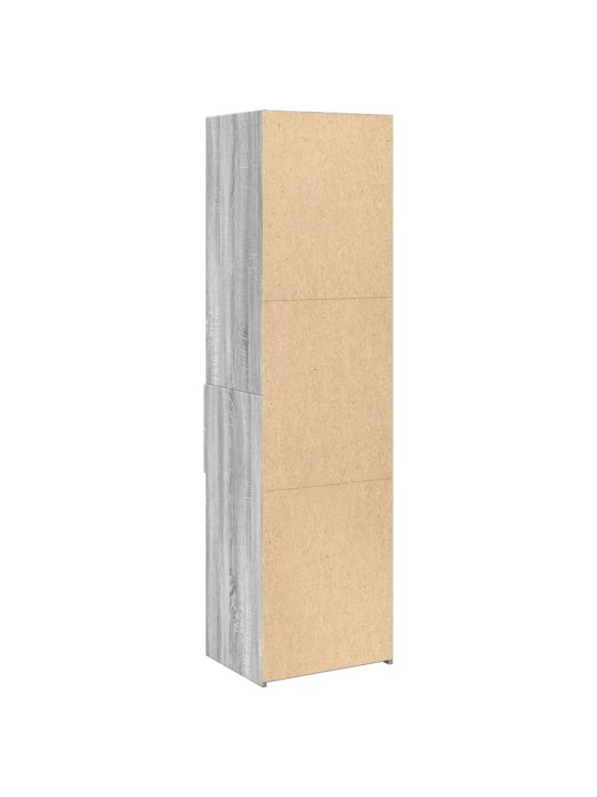 Skříň highboard šedá sonoma 50 x 42,5 x 185 cm kompozitní dřevo
