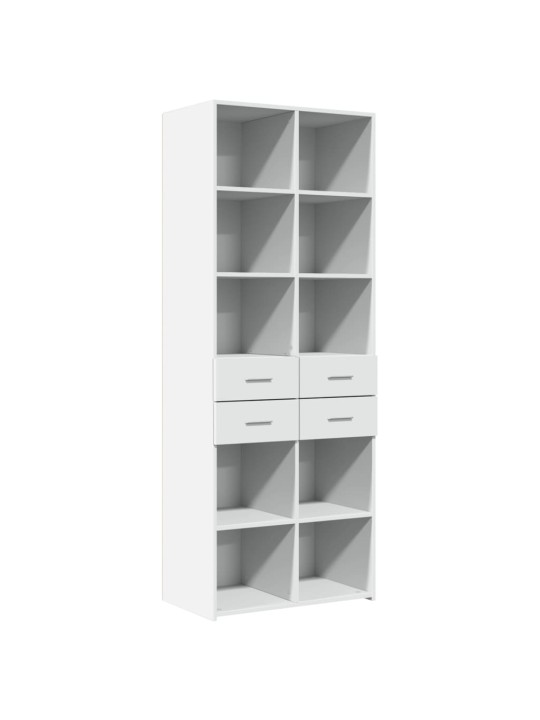 Skříň highboard bílá 70 x 42,5 x 185 cm kompozitní dřevo