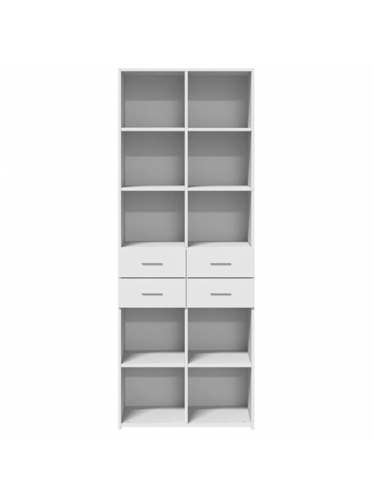 Skříň highboard bílá 70 x 42,5 x 185 cm kompozitní dřevo