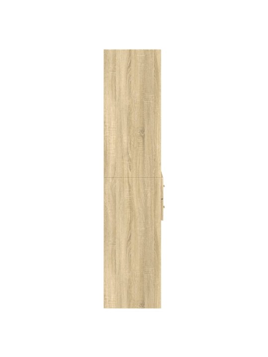 Skříň highboard dub sonoma 70 x 42,5 x 185 cm kompozitní dřevo