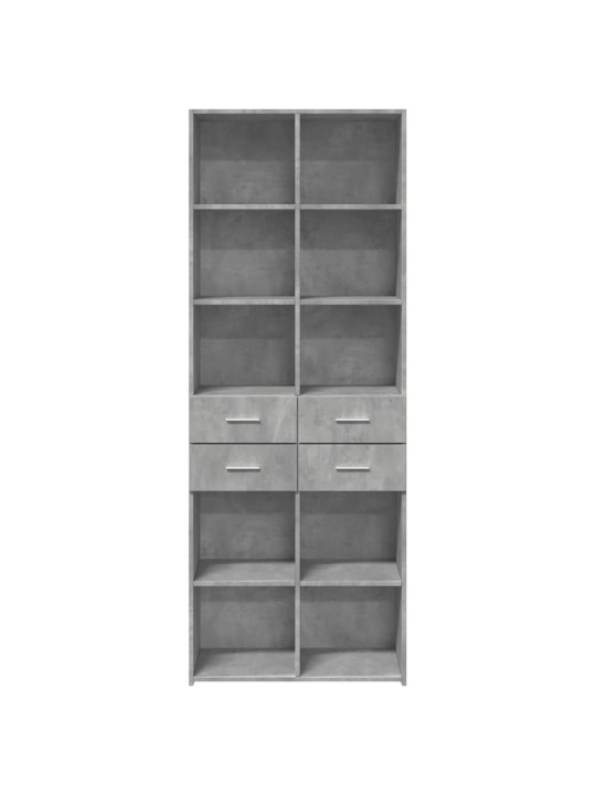 Skříň highboard betonově šedá 70x42,5x185 cm kompozitní dřevo
