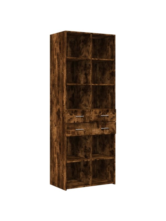 Skříň highboard kouřový dub 70 x 42,5 x 185 cm kompozitní dřevo