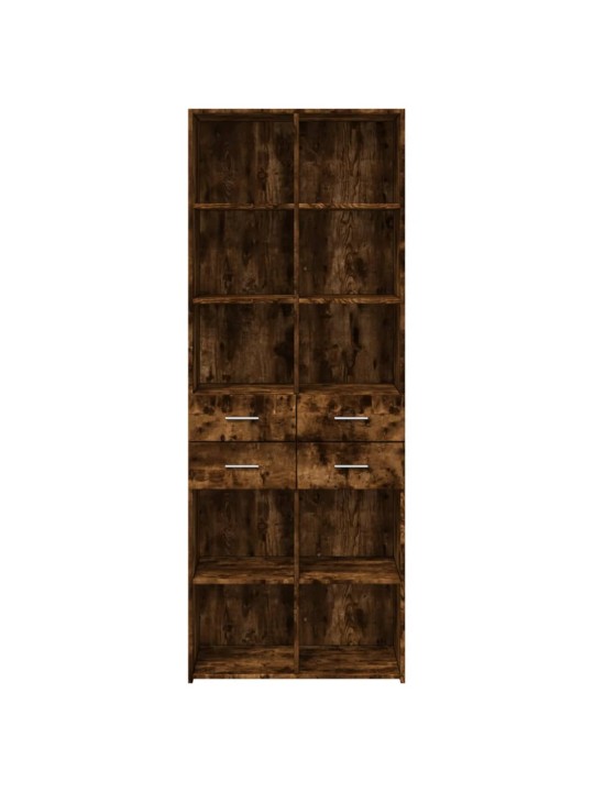 Skříň highboard kouřový dub 70 x 42,5 x 185 cm kompozitní dřevo