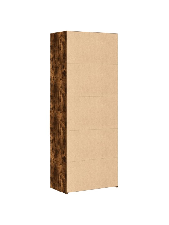 Skříň highboard kouřový dub 70 x 42,5 x 185 cm kompozitní dřevo