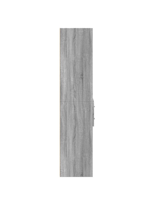 Skříň highboard šedá sonoma 70 x 42,5 x 185 cm kompozitní dřevo