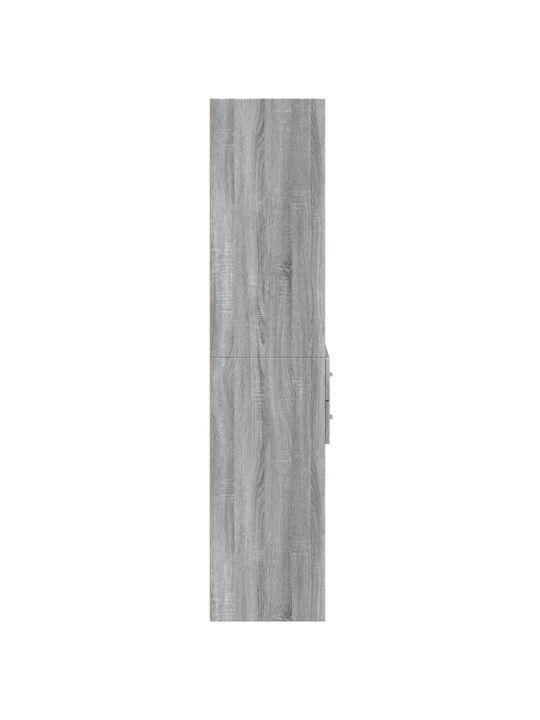 Skříň highboard šedá sonoma 70 x 42,5 x 185 cm kompozitní dřevo