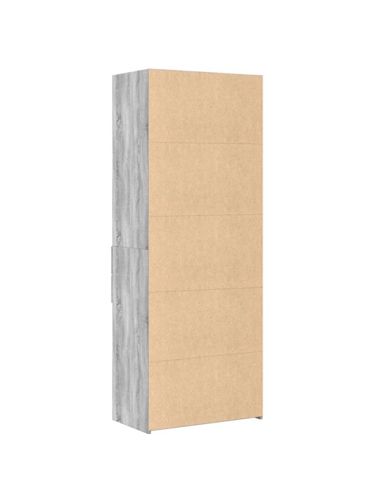 Skříň highboard šedá sonoma 70 x 42,5 x 185 cm kompozitní dřevo
