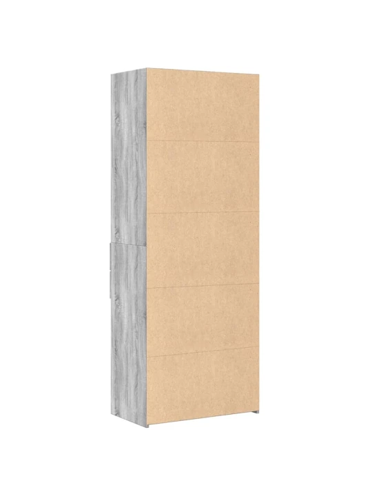 Skříň highboard šedá sonoma 70 x 42,5 x 185 cm kompozitní dřevo