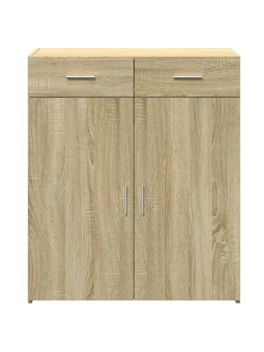 Příborník dub sonoma 80 x 42,5 x 93 cm kompozitní dřevo