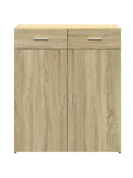 Příborník dub sonoma 80 x 42,5 x 93 cm kompozitní dřevo