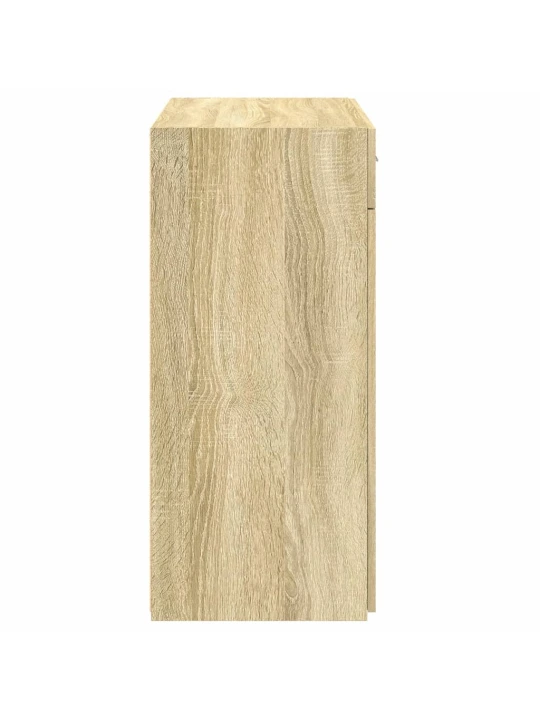 Příborník dub sonoma 80 x 42,5 x 93 cm kompozitní dřevo