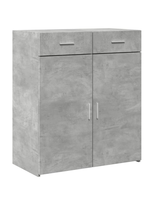 Příborník betonově šedý 80 x 42,5 x 93 cm kompozitní dřevo