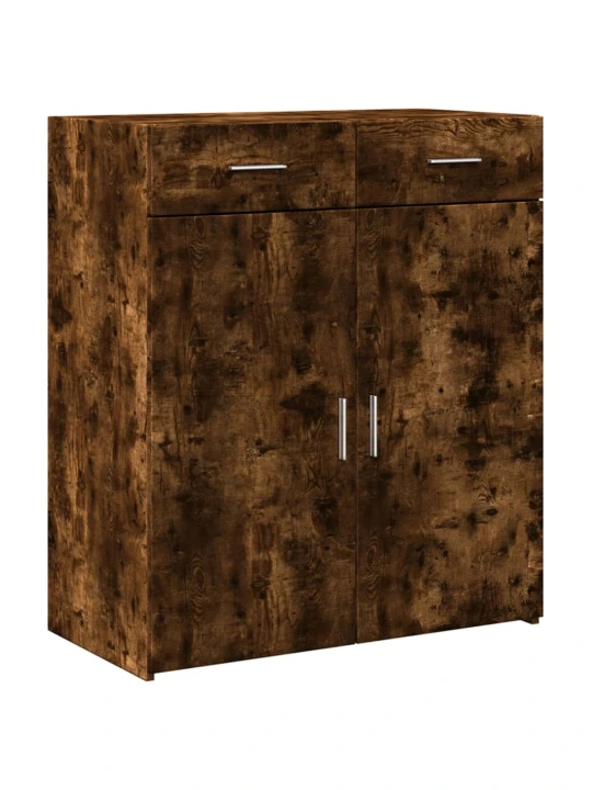 Příborník kouřový dub 80 x 42,5 x 93 cm kompozitní dřevo
