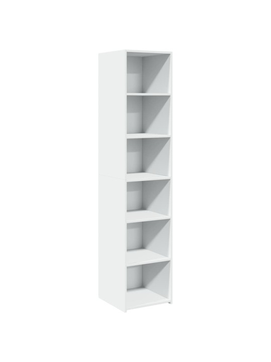 Skříň highboard bílá 40 x 41 x 185 cm kompozitní dřevo